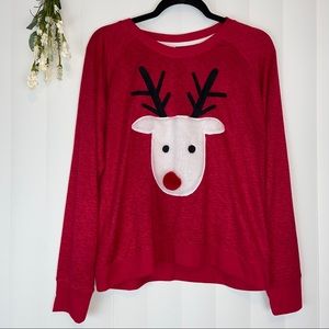 Reindeer Christmas Sweater Jaclyn Intimates L